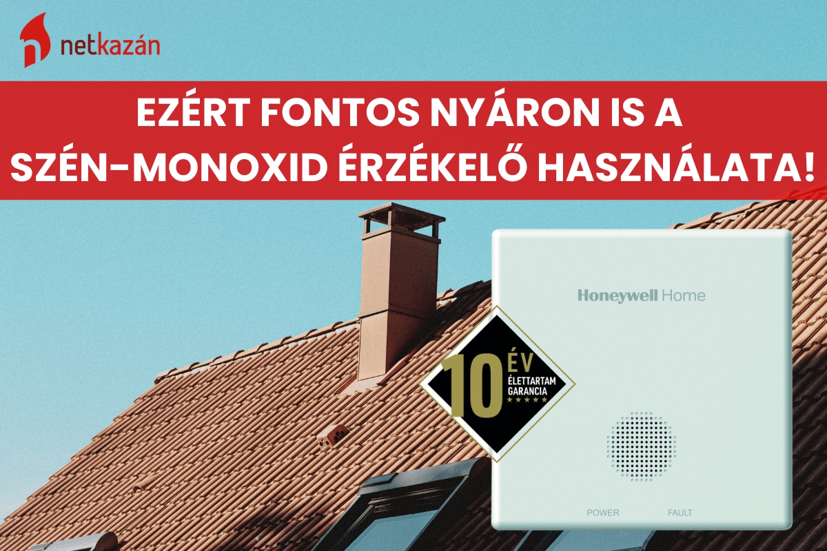 Ezért fontos nyáron is a szén-monoxid-érzékelő használata!