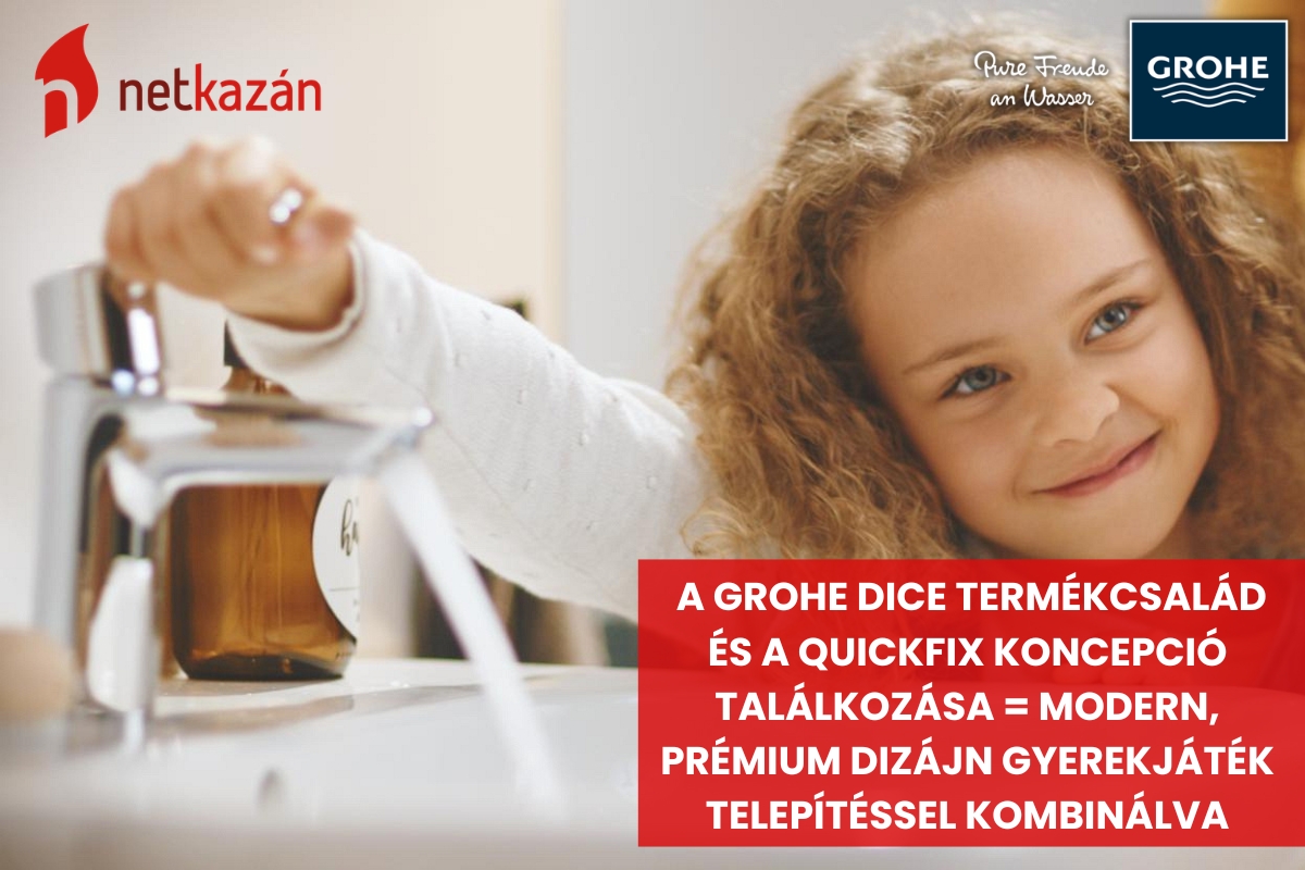 Hogyan tedd modernné a fürdőszobádat  szakember nélkül? – GROHE Dice QuickFix  megoldások 