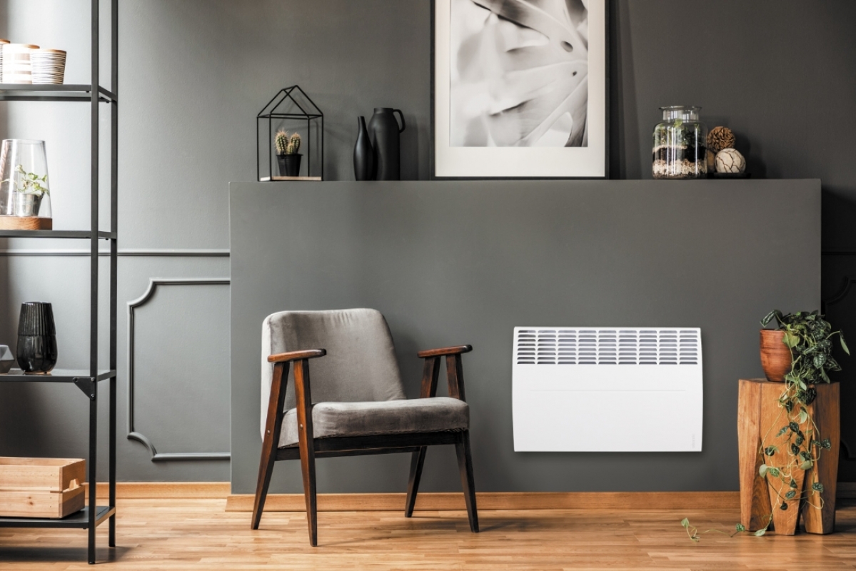 Atlantic F120D 500W PLUG Elektromos konvektor programozható termosztáttal fali tartóval és dugvillával