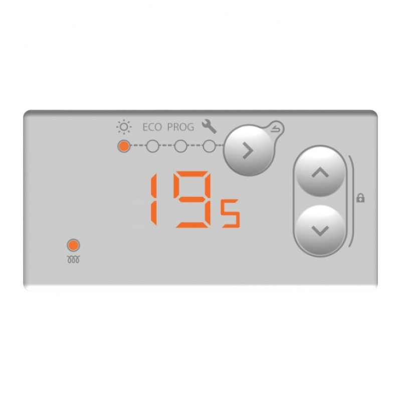 Atlantic F120D 1500W PLUG Elektromos konvektor programozható termosztáttal fali tartóval és dugvillával