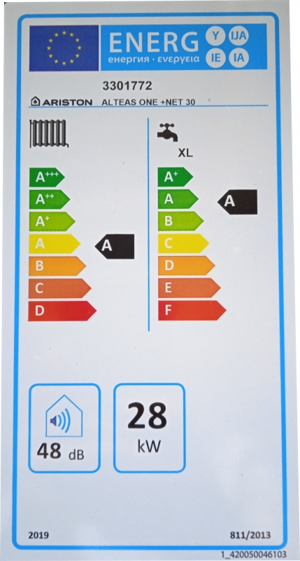 Ariston Alteas One+ Net 30 Fali kondenzációs kombi gázkazán