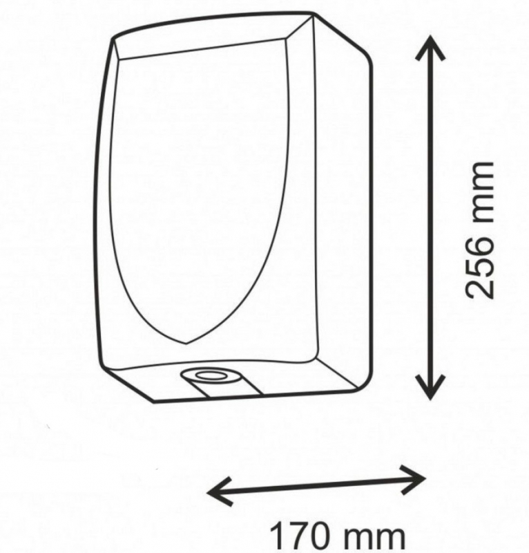 Rami-1025B MEDIUM-SPEED kézszárító, fém, szinterezett fehér 1000W