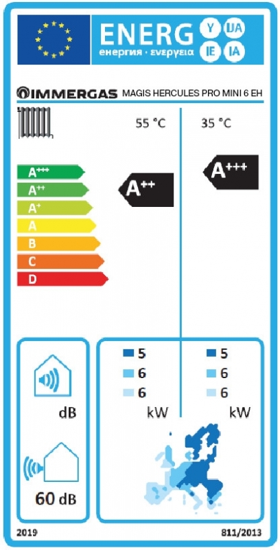 Immergas Magis Hercules Mini Pro 6 EH levegő-víz hőszivattyú