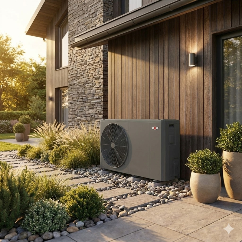 Wolf FHA-14/17 400V Monoblokkos levegő-víz hőszivattyú 3 fázisra