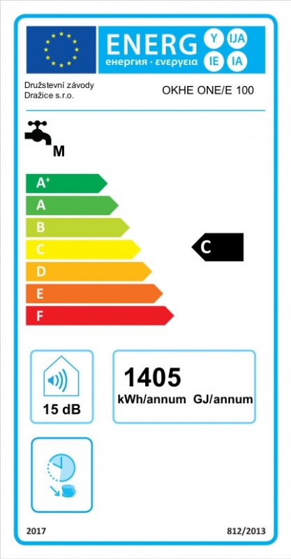 Drazice Okhe One 120 Fali Lapos Villanybojler