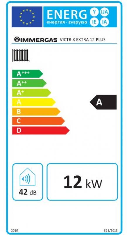 Immergas Victrix Extra 12 Plus Fali kondenzációs fűtő gázkazán