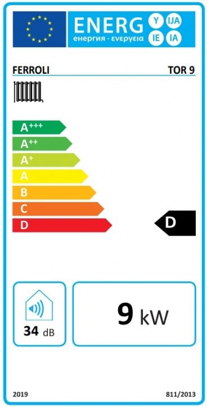 Ferroli TOR 9 kW Elektromos kazán