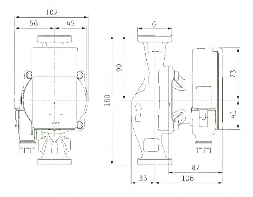 Wilo Atmos PICO 25/1-8 Fűtési keringető szivattyú 4232696
