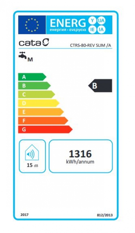 Cata CTRS 80 REV SLIM Elektromos vízmelegítő