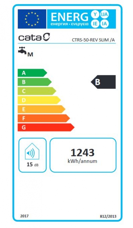Cata CTRS 50 REV SLIM Elektromos vízmelegítő