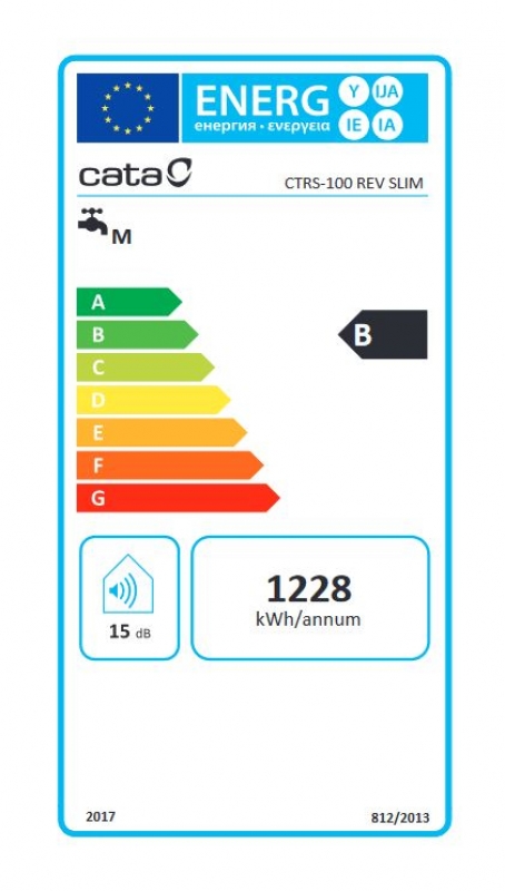 Cata CTRS 100 REV SLIM Elektromos vízmelegítő