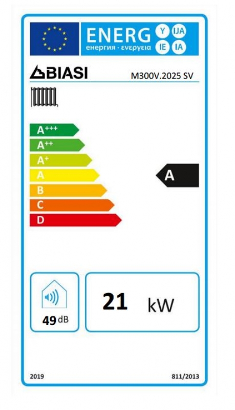Biasi Antares 25 SV Kondenzációs fűtő gázkazán