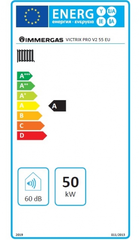 Immergas Victrix Pro V2 55 Fali kondenzációs fűtő gázkazán