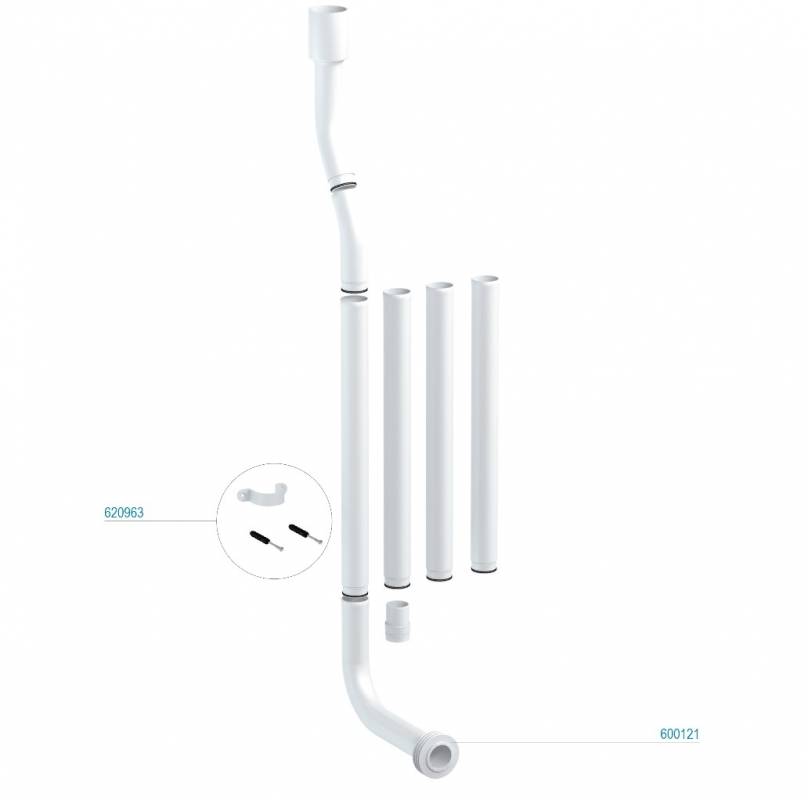 Slovarm Leeresztő cső T-2454-es öblítőtartályhoz 620766