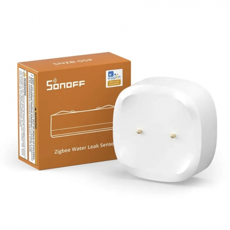 Sonoff SNZB-05P Zigbee Csőtörés és vízszivárgás érzékelő szenzor