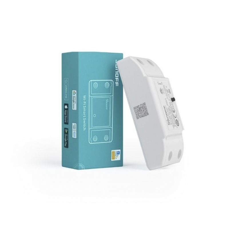 Sonoff Basic R4 Wifi+Bluetooth-os okos kapcsolórelé