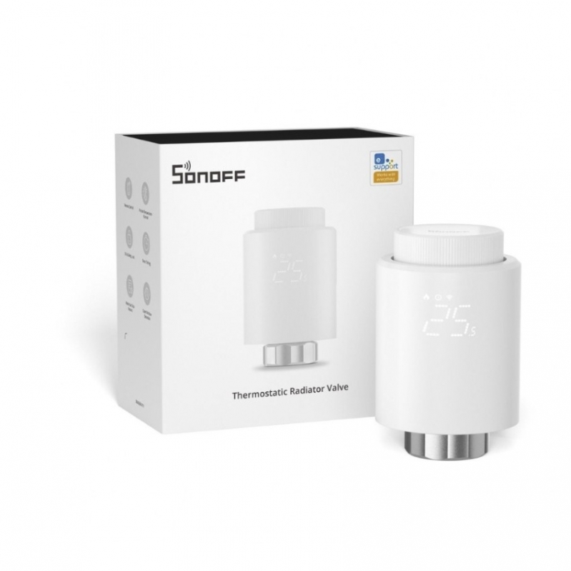 Sonoff TRVZBR Zigbee Termosztatikus okos radiátorszelep