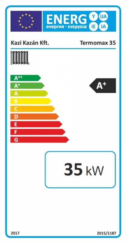 Termomax SB 35 Lemez vegyestüzelésű kazán 35 kW hőszigetelt burkolattal