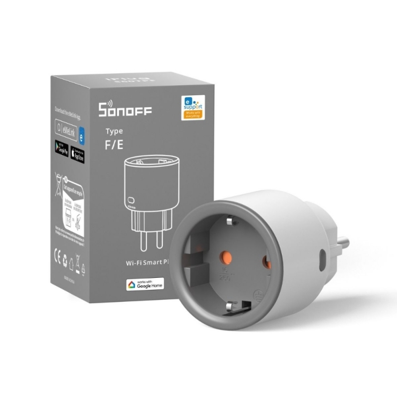Sonoff S60 TPF Wifi-s okoskonnektor fogyasztásméréssel