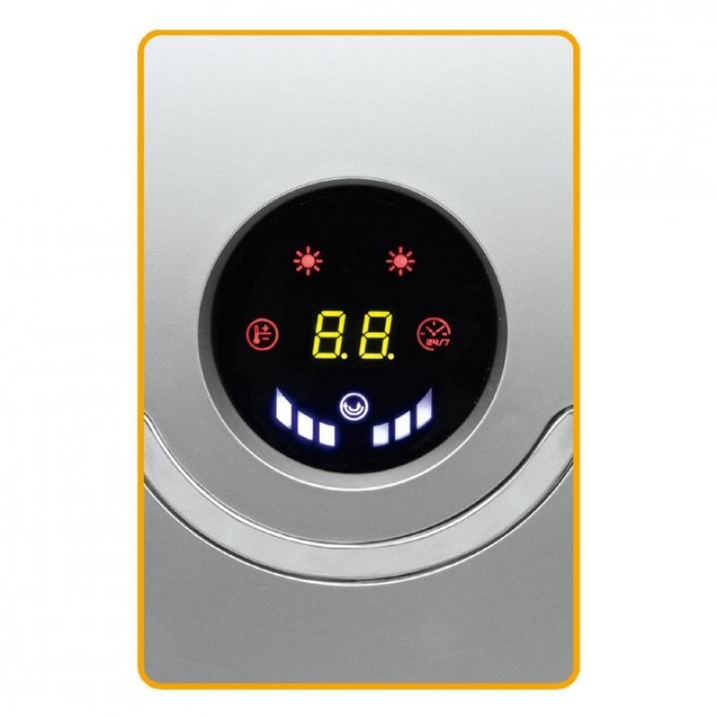 Home FKF 56202 Ventilátoros fali fűtőtest, ezüst 2000w