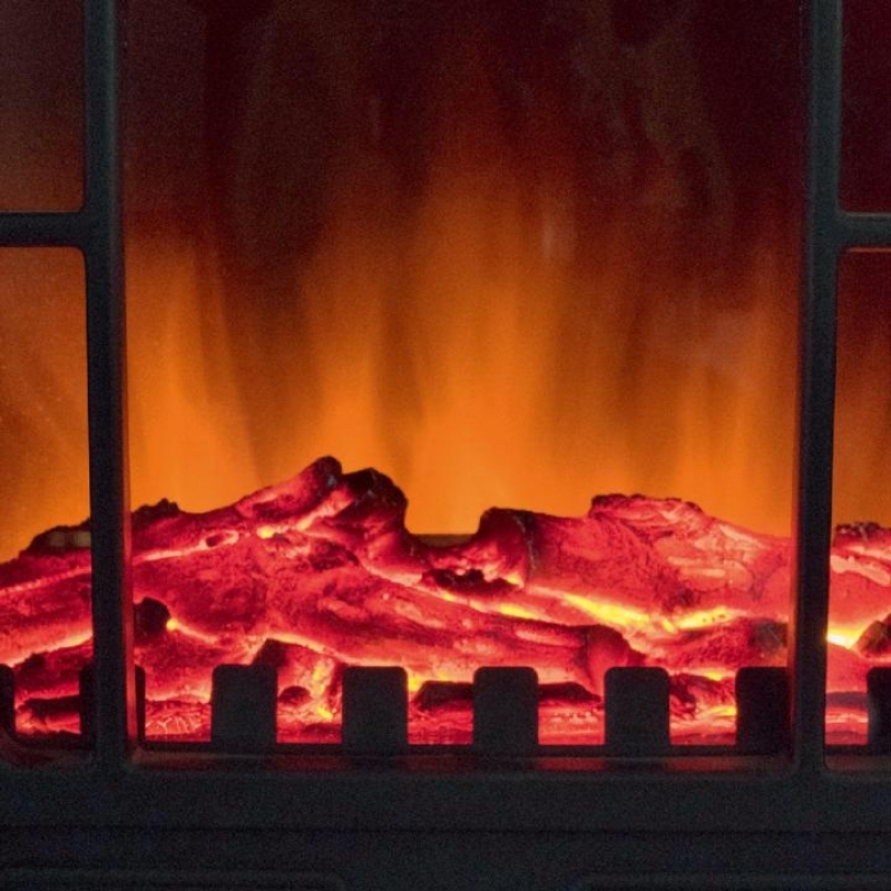 Home FKK 04 Elektromos kandalló, álló, panoráma, fekete