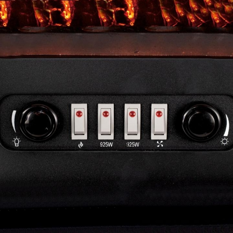 Home FKK 04 Elektromos kandalló, álló, panoráma, fekete