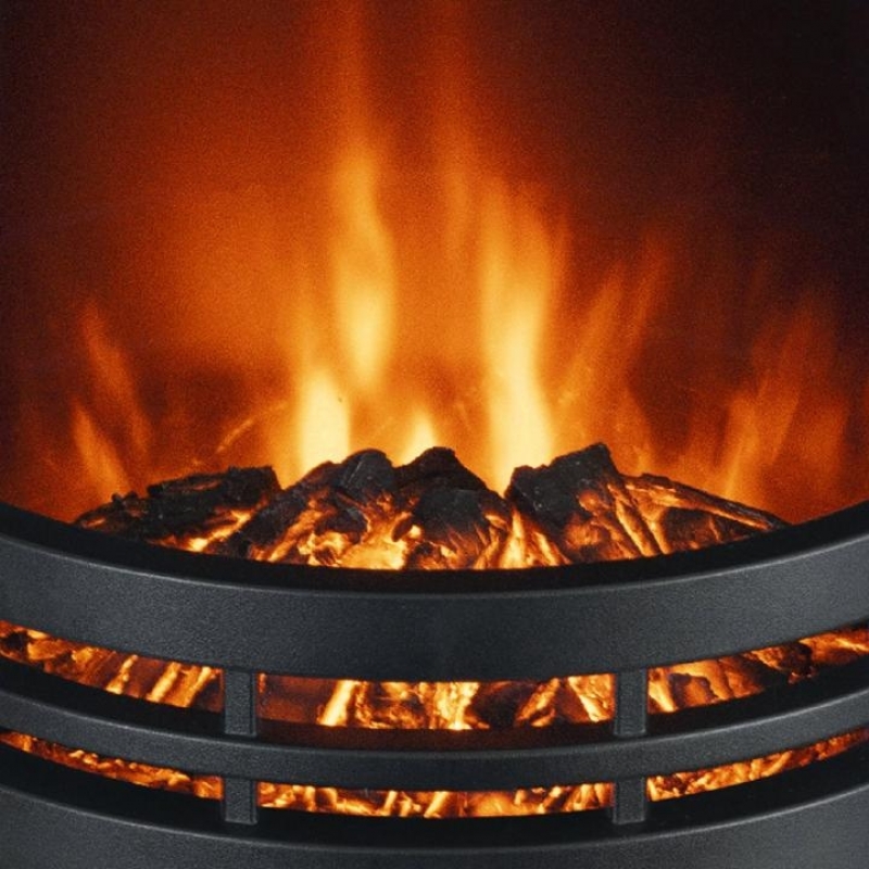 Home FKK 14 Elektromos álló látványkandalló, hengeres, fekete