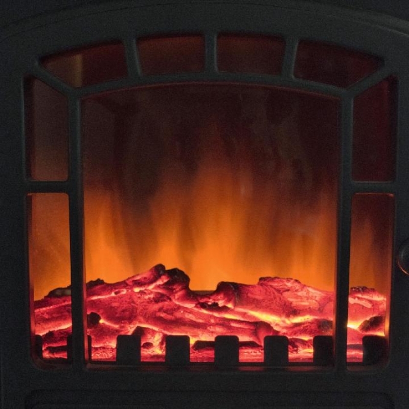 Home FKK 15 Elektromos álló látványkandalló, fekete