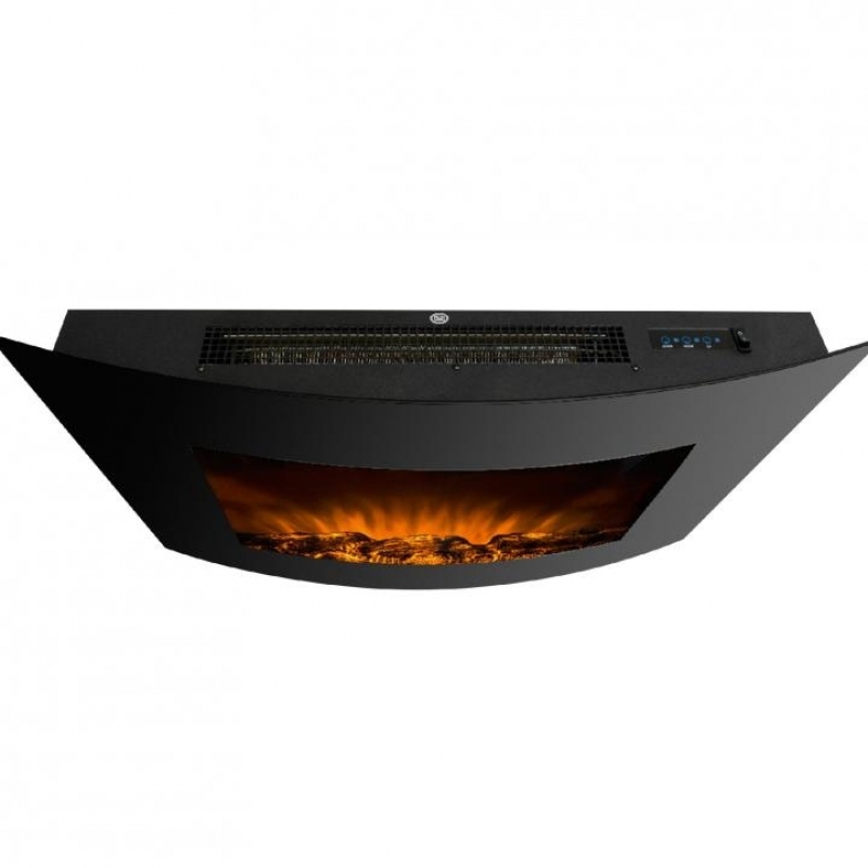 Home FKK 17 Elektromos fali látványkandalló, íves, fekete