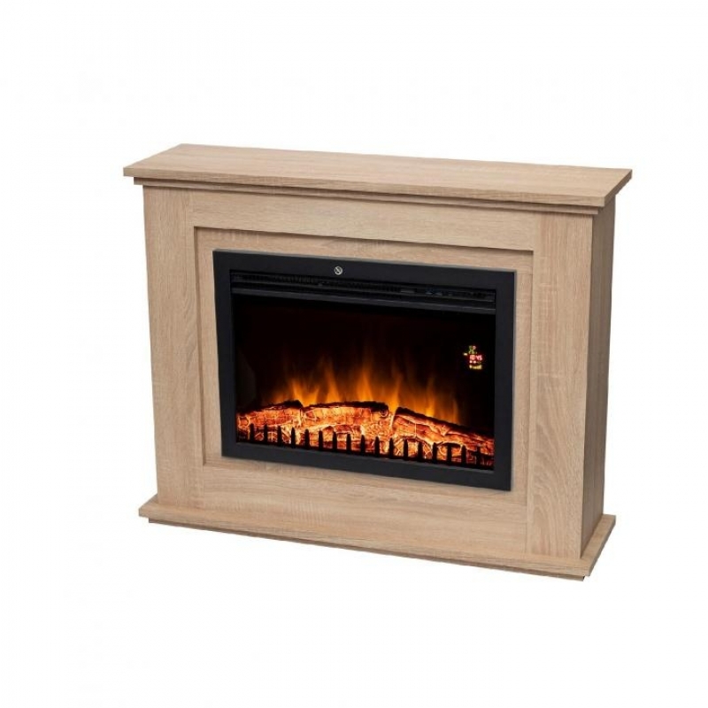 Home FKKF 03 + FKKI 03 kit fkk Bologna Beépíthető elektromos látványkandalló kerettel, sonoma