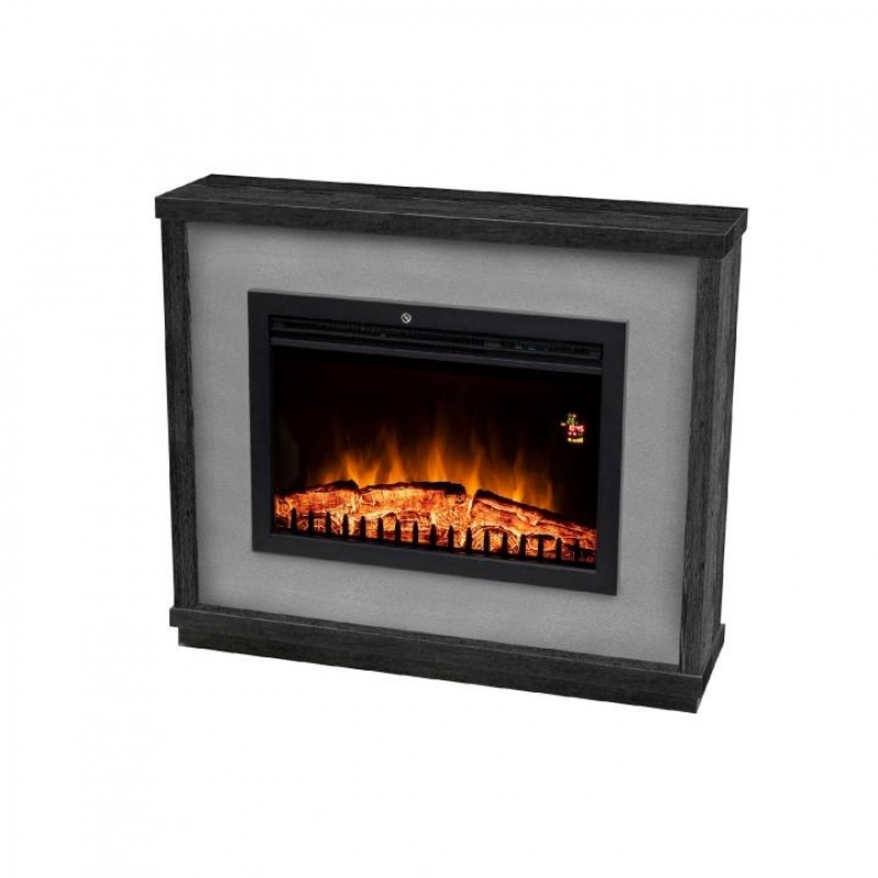 Home FKKF 04 + FKKI 03 kit fkk Palermo Beépíthető elektromos látványkandalló kerettel, tölgy