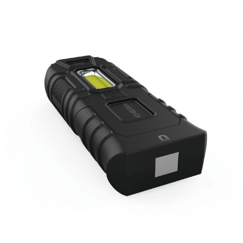 Nebo ARMOR 3 Szerelő- és Zseblámpa acélcsipesszel és mágneses talppal