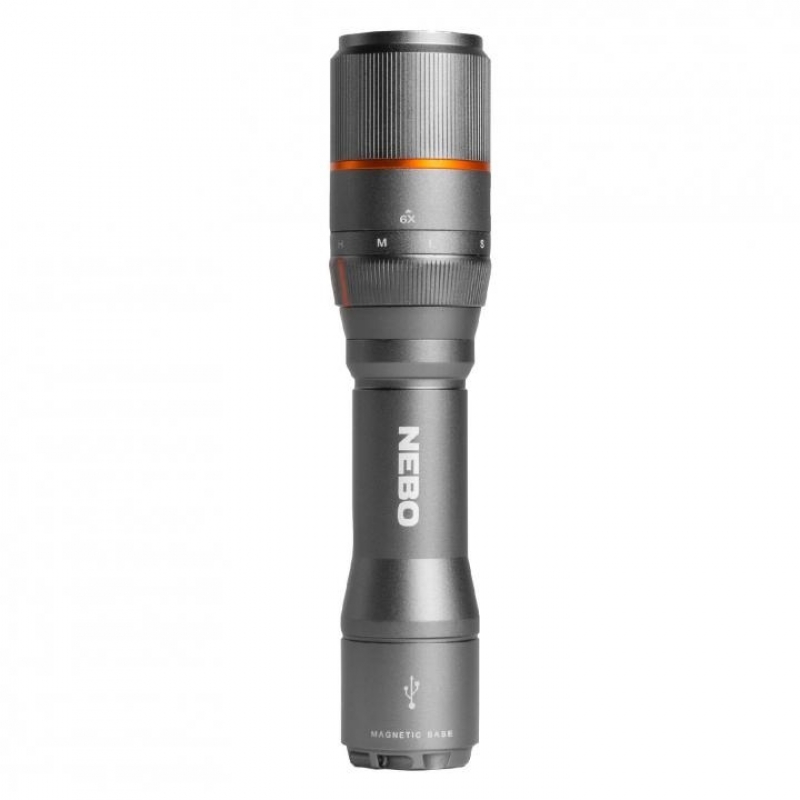 Nebo DAVINCI™ 1000 Zseblámpa, powerbank és 6×-os zoom funkcióval, 1000 lm