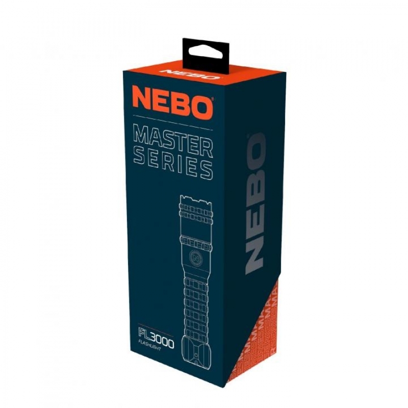 Nebo MASTER SERIES FL3000 Zseblámpa, 3000 lm