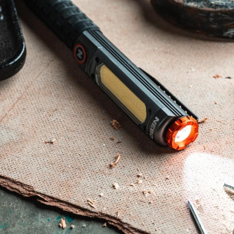 Nebo BIG LARRY PRO+ Zseblámpa és szerelőlámpa, 600 lm