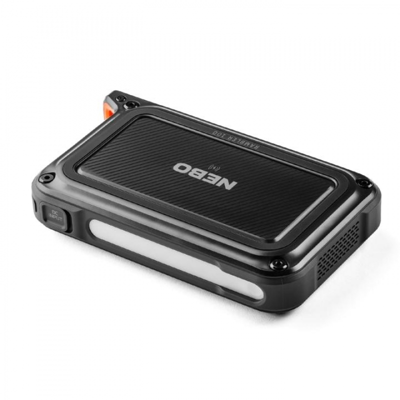 Nebo RAMBLER PS100 Hordozható áramforrás, szolárpanel kompatibilis lámpa