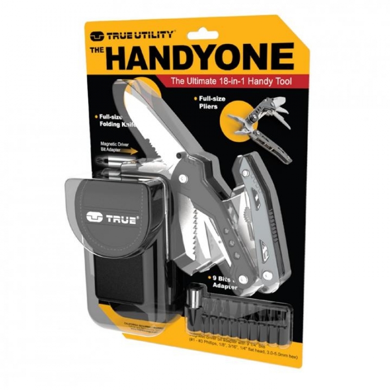 True Utility Handyone 18 az 1-ben multifunkciós szerszám, rozsdamentes acélváz