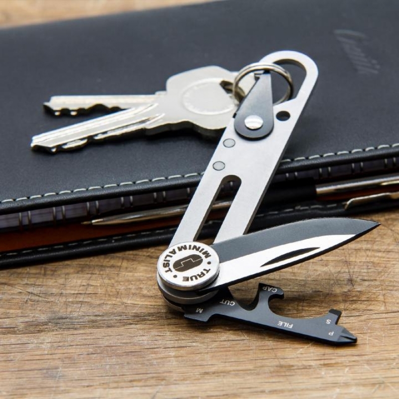 True Utility Minimalist Multifunkcionális szerszám, rozsdamentes acél penge