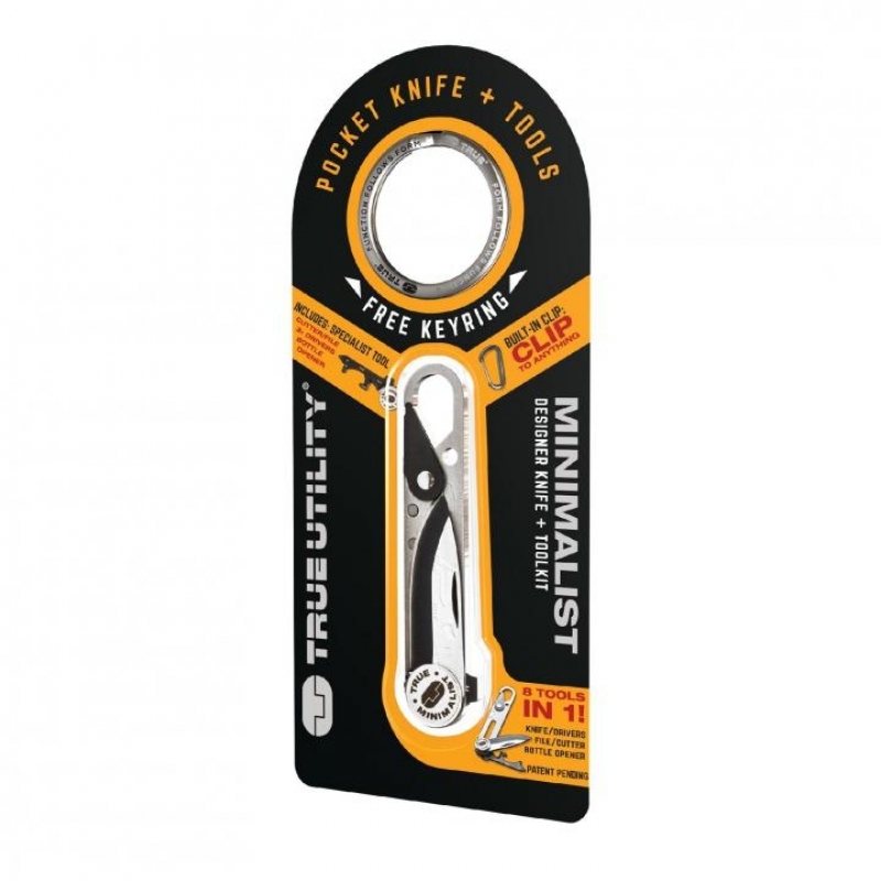 True Utility Minimalist Multifunkcionális szerszám, rozsdamentes acél penge