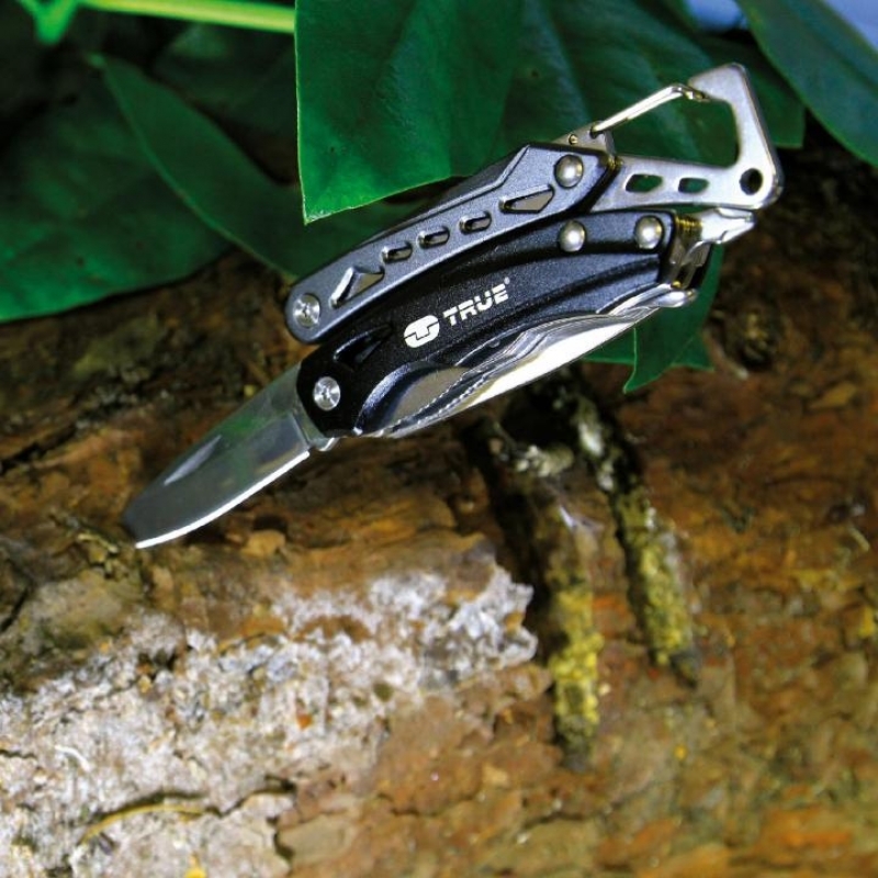 True Utility Seven 9 az 1-ben funkciós szerszám, rozsdamentes acél