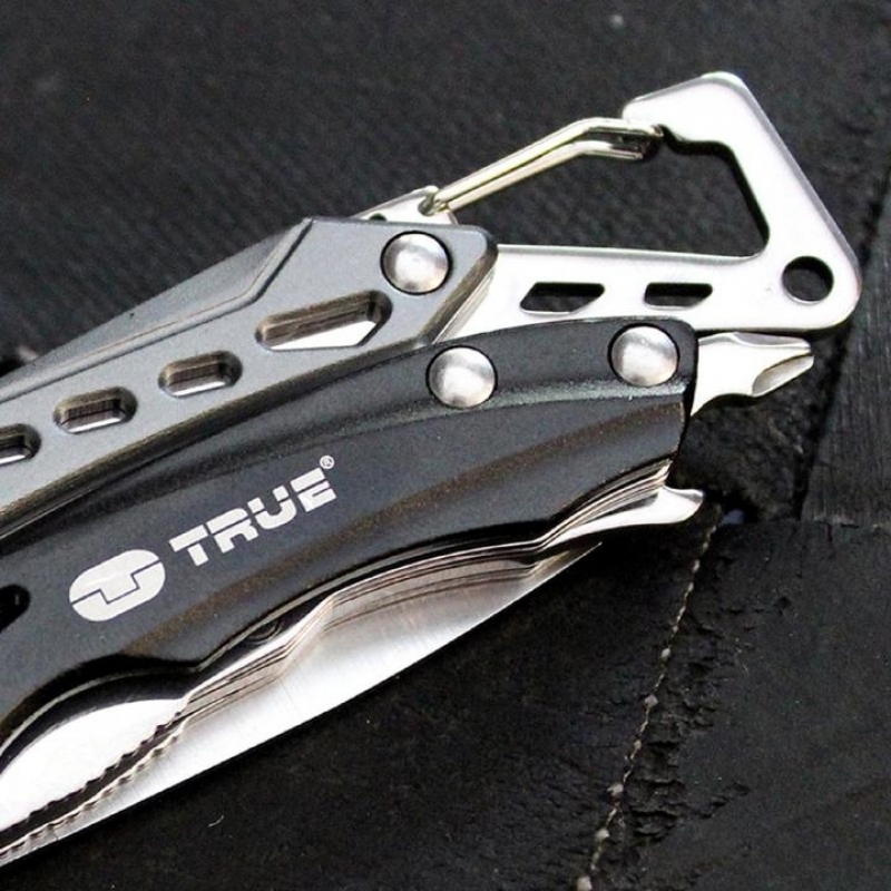 True Utility Seven 9 az 1-ben funkciós szerszám, rozsdamentes acél