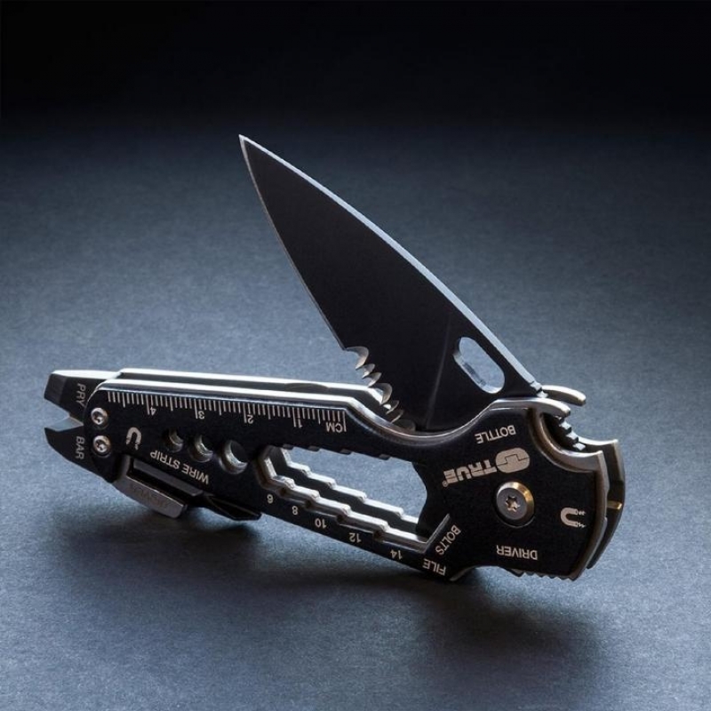 True Utility Smartknife+ 15 az 1-ben multifunkcionális eszköz mégneses bitfej tartóval