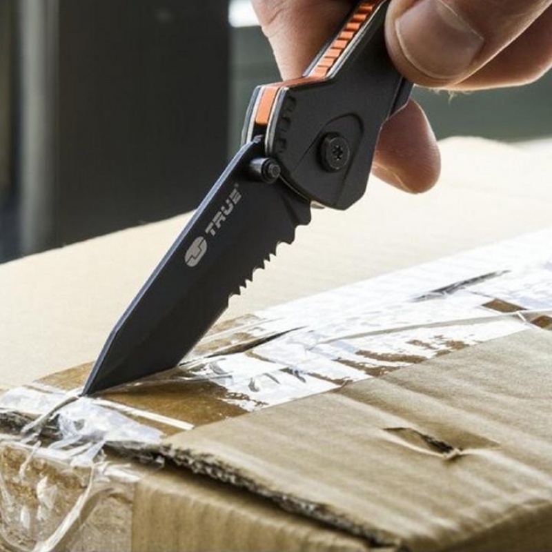 True Utility Trueblade Zsebkés, kültéri munkához, rozsdamentes acél