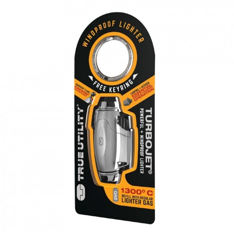 True Utility Firewire Turbojet Lighter Vihargyújtó, hagyományos öngyújtógázzal