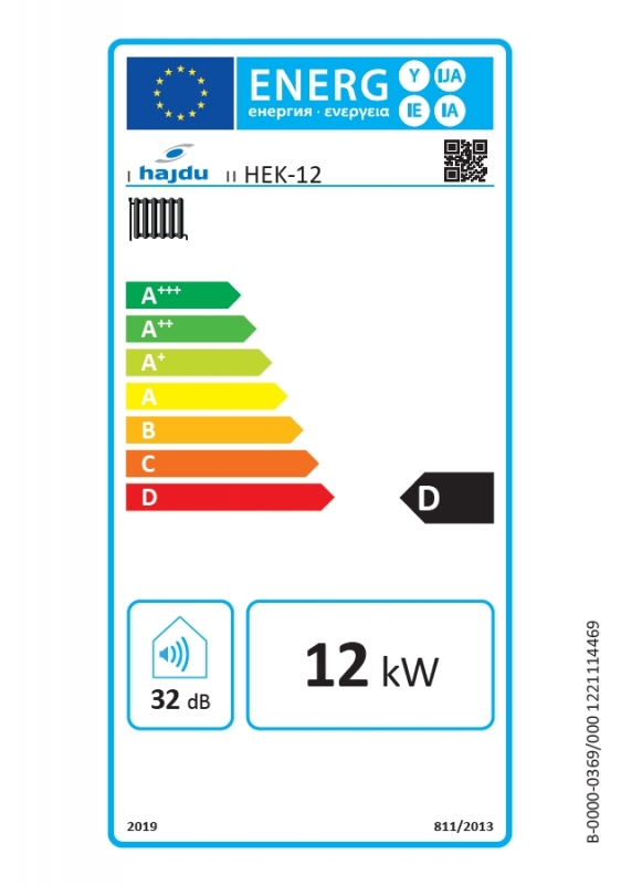Hajdu HEK-12 Elektromos kazán 12 kW