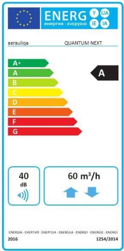 Aerauliqa Quantum Next 150 Decentralizált Hővisszanyerős Helyiségszellőztető
