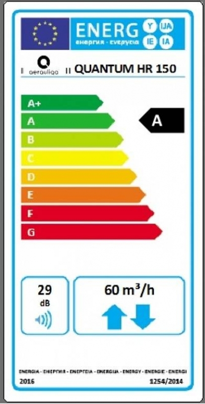 Aerauliqa Quantum HR-150 Decentralizált Hővisszanyerős Helyiségszellőztető
