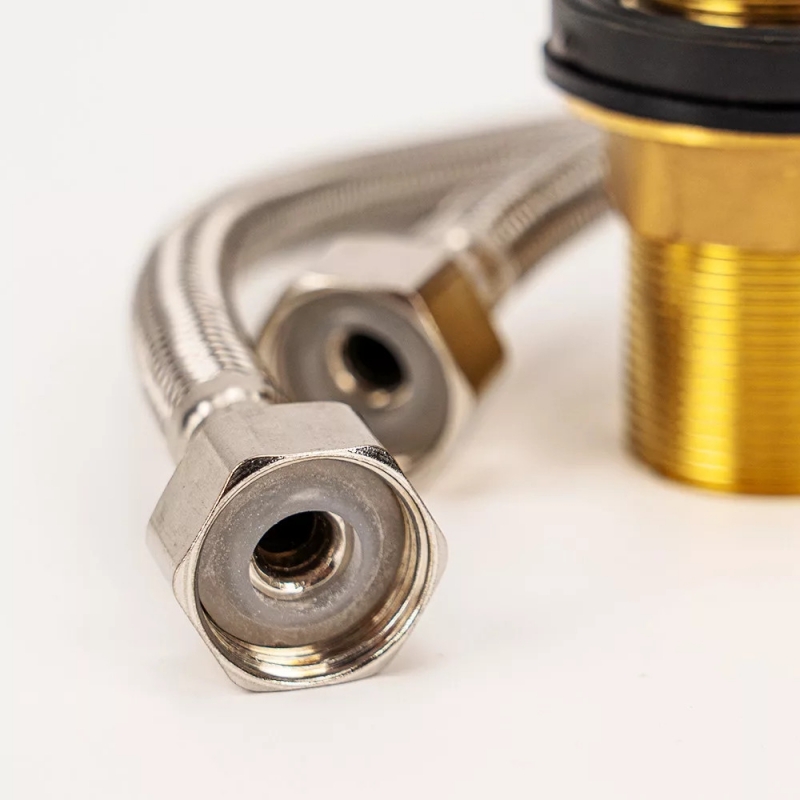 Leziter Corin Álló mosogató csaptelep flexibilis kifolyócsővel, fekete (ZS-7012)