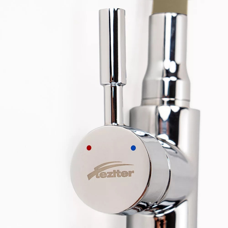 Leziter Corin Álló mosogató csaptelep flexibilis kifolyócsővel, bézs (ZS-7012-BEI)