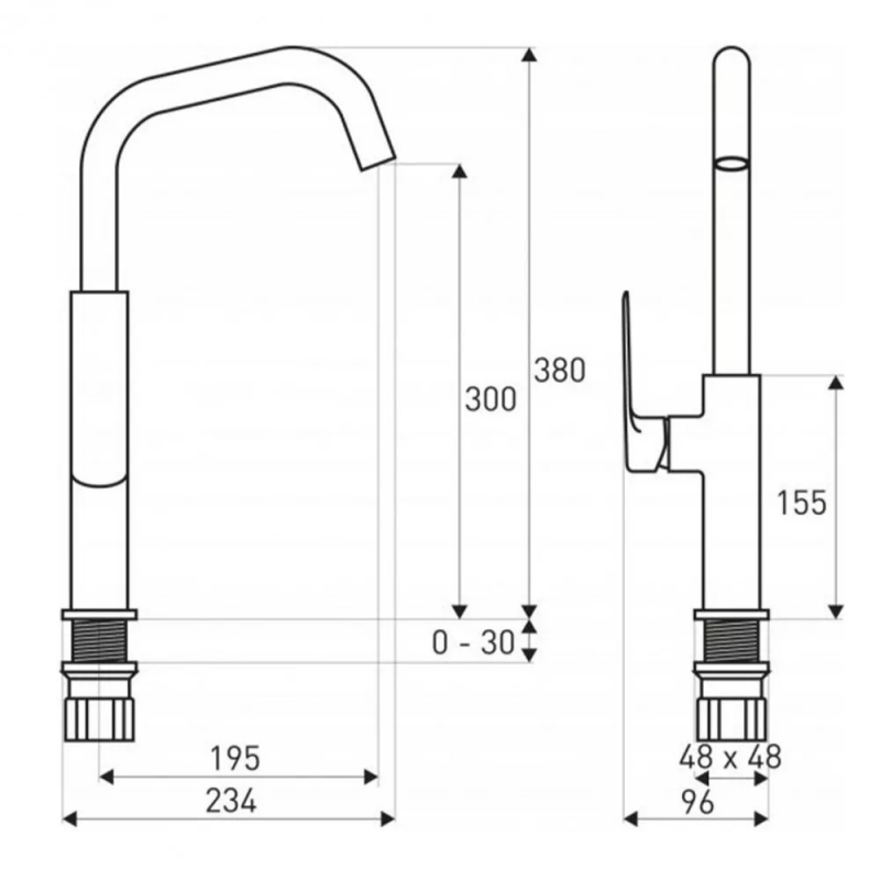 Maroko 25 Egykaros mosogató csaptelep, fekete/arany (MA35BLGOLD)